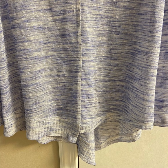 Akemi &Kin Anthropologie the Ezri marled knit asymmetrical‎ tunic top Large - Picture 5 of 11